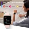 Amazfit GTS 4 Smart Watch with Step Tracking, Heart Rate & SpO2 Tracking, Alexa Built-In, Sleep Quality Monitoring, GPS, Bluetooth Calls & Text, 8-Day Battery Life, AI Fitness App & Sports Coach-Brown - Image 5