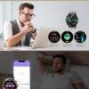 Smart Watch for Men Answer/Make Call for Android iPhone, 1.43" AMOLED HD Screen Mens Luxury Watch, 400mAh Heavy Duty Smartwatch Heart Rate Blood Oxygen Blood Pressure Sleep Monitor Pedometer, 2 Straps - Image 6