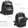 TUMI - Alpha Brief Pack - 15" Laptop Backpack with Padded Adjustable Straps - Stores Laptop, Tablet, Toiletries, Snacks, Ipad - Black - Image 3