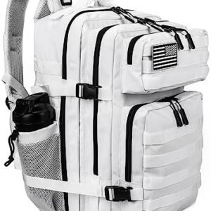 LHI Military Tactical Backpack for Men and Women 45L Army 3 Days Assault Pack Bag Large Rucksack with Molle System