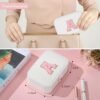 Travel Jewelry Case for Women Girls, L Initial Travel Jewelry Case | Medium Jewelry Travel Case | Personalized Travel Mini Jewelry Case | Birthday Gifts for Women Mom Grandma - Image 3