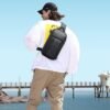 BANGE Sling Bag, Waterproof Men's Chest Bag Shoulder bags Crossbody Sling Backpack for Men…… - Image 7