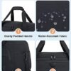 Duffle Bag for Travel,BAGSMART Carry on Weekender Overnight Bag,Travel Duffel Bag with Toiletry Bag,Shoe Bag, Black-65L - Image 4