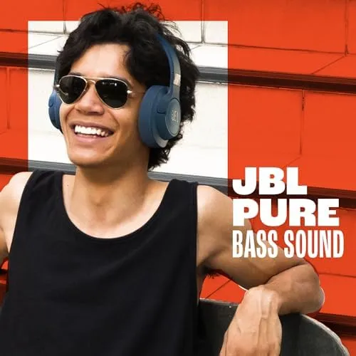 JBL Tune 720BT - Wireless Over-Ear Headphones Pure Bass Sound, Bluetooth 5.3, Up to 76H Battery Life and Speed Charge, Lightweight, Comfortable and Foldable Design (Black) - Image 5