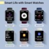 Smart Watch for Men Women Answer/Make Call, 1.8’’Fitness Tracker Watch Alexa Built-in, Sleep Heart Rate Monitor Pedometer, 2024 Smartwatch 120 Sport Modes 110 Dials, for Android iOS Phone Blue - Image 7