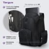 Targus 16 Inch Groove Laptop Backpack, Black - Fits Most Laptops up to 16", Water Resistant Travel Backpack for Business Commuters, College, and Travel (CVR600) - Image 2