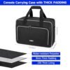 LEFOR·Z Carrying Case Compatible for PS5/PS4,17 Pockets Travel Storage Bag with Thick Padding Compatible for Playstation 5/PS5 Digital Edition,Controller,Game Discs,Charger & Accessories - Image 2