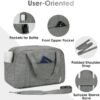 Carry on Bag Underseat for Airplane with Wet Pocket Spirit Airlines Personal Item Bag 18x14x8 Travel Duffel Bag Weekender Overnight for Women and Men (Grey) - Image 5