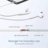 2 Packs Earbuds [MFi Certified] Earphones Wired with Microphone for 3.5mm iPhone Headphones (Built-in Microphone & Volume Control) Compatible with iPhone/iPad/iPod/Computer/MP3/4 - Image 5