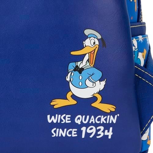 Loungefly Disney Donald Duck 90th Anniversary Mini-Backpack, Amazon Exclusive - Image 5