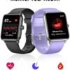 Smart Watch, Fitness Tracker with Heart Rate Monitor, Blood Oxygen, Sleep Tracking, 1.5 Inch Touchscreen Smartwatch for Android iOS Swimming Waterproof Pedometer Step Calories Tracker for Women Men - Image 2