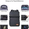 Upgraded Version Business Backpack, Anti Theft Carry on Backpack, Extra Large 17.3 inch Travel Laptop Backpack, Water Resistant College Bag Carry on Bag Gifts for Men&Women for Office/Teacher/Work. - Image 5