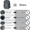 ECOHUB 16'' Travel Backpack Carry On Underseat Airline Approved Personal Item Travel Bag with Multi-Pockets Laptop Backpack Casual Daypack Small Backpack Lightweight for Women Men, Grey - Image 4