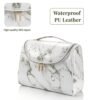 Ethereal Travel Makeup Bag, Toiletry Bag for Women Large Capacity Makeup Organizer Bag Waterproof Makeup Brush Organizer Vegan Leather Cosmetic Bag - Image 5