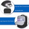 Travel Backpack for Women Men, Airline Approved Carry On Luggage Backpacks for Travel, Waterproof Laptop Backpack Casual Daypack Hiking Backpack with USB Charging Port Shoe Compartment - Image 6