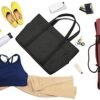 BAGSMART Large Tote Bag For Women, Travel Shoulder Bag Top Handle Handbag with Yoga Mat Buckle for Gym, Work, Travel - Image 8