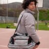BAGSMART Gym Bag for Men Women, Expandable Sports Duffel Bag, Lightweight Workout Bag with Shoe Compartment & Wet Pocket, Water Resistant Weekend Overnight Bag for Travel Gym, Grey - Image 5
