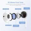 2 Pack A-pple Earbuds for iPhone Headphones Wired Lightning Earphones Headphones with Built-in Mic and Volume Control for iPhone 14Pro Max/14/13/12/11 Support All iOS System - Image 3