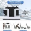 coofay Travel Backpack For Women Men Airline Approved Carry On Backpack Flight Approved Waterproof Sports Luggage Backpack Casual Daypack Small Hiking Backpack Black Backpack - Image 8
