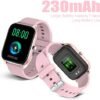 Smart Watch for Men Women Compatible with iPhone Samsung Android Phone 1.69“ Full Touch Screen Watch IP68 Waterproof Bluetooh Fitness Tracker Smart Watch with Heart Rate/Sleep Monitor - Image 7