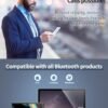 Wireless Earbuds, 60H Playback Bluetooth 5.3 Headphones,Noise Cancelling Wireless Headphones with LED Battery Display, Mics Clear Call, IPX6 Waterproof Bluetooth Earbuds for Workout Sports (BLACK) - Image 5