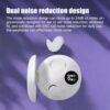 Active Noise Canceling Sleep Headphones,Invisible Sleep Earbuds Wireless Bluetooth,Sleep Earbuds for Side Sleepers,Sleep Headphones,Bluetooth 5.3,for Sleeping,Driving,Cycling,Glacier -White - Image 4