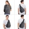 MOSISO Sling Backpack, Multipurpose Crossbody Shoulder Bag Travel Hiking Daypack - Image 6