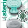 Steripod Clip-On Toothbrush Protector with Peppermint Essential Oils, Keeps Toothbrush Fresh and Clean, Travel Accessories, Fits Most Manual and Electric Toothbrushes, 2 Count