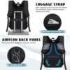 Travel Laptop Backpack, 17 Inch Extra Large Laptop Backpack with USB Charging Hole 45L Anti Theft Travel Backpack Water Resistant College Business Computer Bag Fit 17.3 Inch Laptop for Men Women Black - Image 5