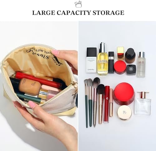 YOOLIFE Graduation Gifts 2024 Makeup Bag, Graduation Gifts for Women Initial Bag Cute Makeup Bag Pouch Sister Graduation Gift Class of 2024 Gifts Teen Graduation Gifts for Girls Daughter Gard Gifts H - Image 3