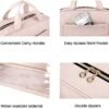 BAGSMART Large Toiletry Bag Travel Bag with Hanging Hook，Gym Bag for Women, Carry on Weekender Overnight Bag, Travel Duffel Bags with Trolley Sleeve - Image 5