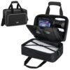 LEFOR·Z Carrying Case Compatible for PS5/PS4,17 Pockets Travel Storage Bag with Thick Padding Compatible for Playstation 5/PS5 Digital Edition,Controller,Game Discs,Charger & Accessories