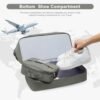 Travel Bag with Shoes Compartment,Weekender Bags for Women Travel,Carry On Duffel Overnight Bag with Trolley Sleeve & Wet Pocket,Travel tote Bag Sports Gym Bag - Image 5