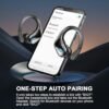 Wireless Earbud, 75Hrs Bluetooth 5.3 Headphones IP7 Waterproof for Sport, Running Wireless Earphones with ENC Noise Canceling Mics, Deep Bass Over Ear bud with Earhooks for Android, iOS, Workout, Gym - Image 7