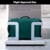 MATEIN Travel Backpack Personal Item Size, Carry on Backpack for Airplanes, Simple Backpack with Trolley Sleeve, Gifts for International Travelers, 35L, Peacock Blue - Image 3