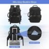Large Travel Backpack for Women Men, 40L Carry On Backpack, 17 Inch Laptop Waterproof Backpack, College Bookbag, Backpack for Women, as Person Item Flight Approved - Image 3