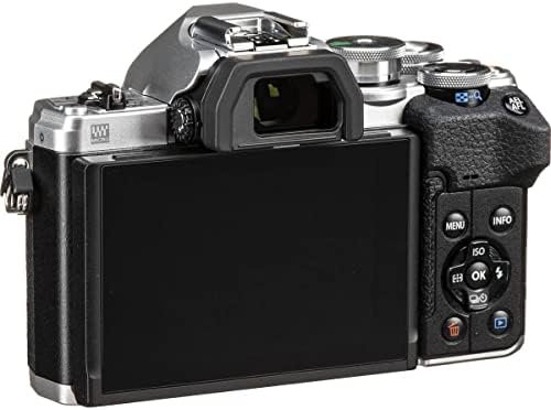 Olympus OM-D E-M10 Mark IV Camera with M.Zuiko Digital ED 14-42mm F3.5-5.6 EZ Lens, Silver - Image 6