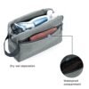 Etercycle Toiletry Bag for Men, Portable Travel Toiletry Organizer Bag,Shaving Bag for Toiletries Accessories (Deep gray) - Image 3