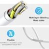 Wired Earbuds 2 Pack, Earbuds HiFi Stereo Wired Earphones Headphones with Microphone Volume Control Compatible with iPad, Laptop, MP3, Android Smartphones, Fits All 3.5mm Jack Device - Image 5