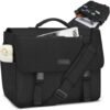 NEWHEY Messenger Bag Laptop Briefcases for Men 15.6 Inch Laptop Bag Water-resistant Computer Bag Lightweight Shoulder Handbag Satchel Bags for Work Business Travel College,Black
