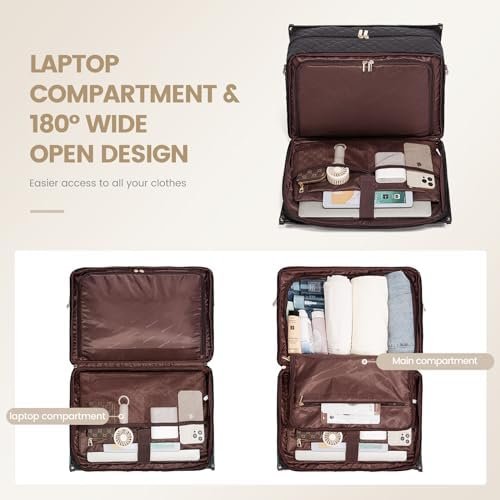 LOVEVOOK Travel Duffle Bag, Weekender Bag for Women with Toiletry Bag Carry on Overnight Bag with Laptop Compartment, Hospital Bag for Labor and Delivery, Gym Bag with Wet Pocket Shoe Bag - Image 3