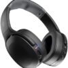 Skullcandy Crusher Evo Over-Ear Wireless Headphones with Sensory Bass, 40 Hr Battery, Microphone, Works with iPhone Android and Bluetooth Devices - Black