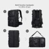 WITZMAN Carry On Travel Backpack for Men Duffle Bags Fit for 17 Inch Laptop Airline Approved Backpack and Toiletry Bag Hanging Multi-organization Bathroom Bag Water-resistant Bag - Image 3
