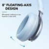Soundcore by Anker, Space One, Active Noise Cancelling Headphones, 2X Stronger Voice Reduction, 40H ANC Playtime, App Control, LDAC Hi-Res Wireless Audio, Comfortable Fit, Clear Calls, Bluetooth 5.3 - Image 5
