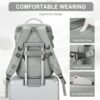 wassdins Large Travel Backpack for Men Women, Mochila de Viaje Carry on Backpack Flight Approved Luggage Backpack, Personal Item Travel Backpack Tiktok Backpack Waterproof Morral de Viaje - Image 5