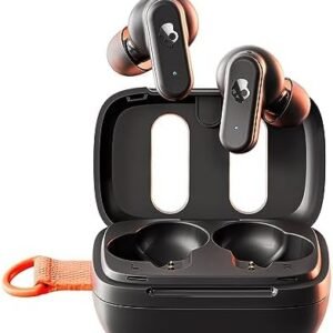 Skullcandy Dime 3 In-Ear Wireless Earbuds, 20 Hr Battery, Microphone, Works with iPhone Android and Bluetooth Devices - Black