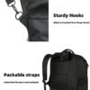 MATEIN Wheeled Backpack, 18 inch Laptop Backpack with Wheels for College, Rolling Travel Backpack, Carryon Trolley Luggage Suitcase Compact Business Computer Bag for Men Women, Black - Image 2