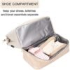 Weekender Bag with Shoe Compartment,Laptop Sleeve,USB Charging Port - Image 3