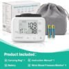 LEYGUAR Wrist Blood Pressure Monitor for Home Use, Accurate Digital BP Cuff Machine, 99 Readings Memories for 2 Users, Large Display for Easy Reading, Comfy Adjustable Cuff and Portable Carrying Bag - Image 7