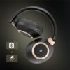 Active Noise Cancelling Headphones, 100H Playtime Headphones Wireless Bluetooth, Bluetooth Headphones with Microphone, Over- Ear Wireless Headphones with Deep Bass for Travel (Black) - Image 3